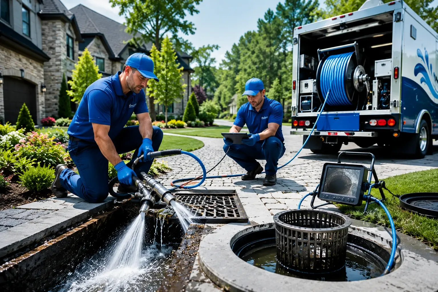 Local outdoor drain cleaning professionals in Placedo, TX