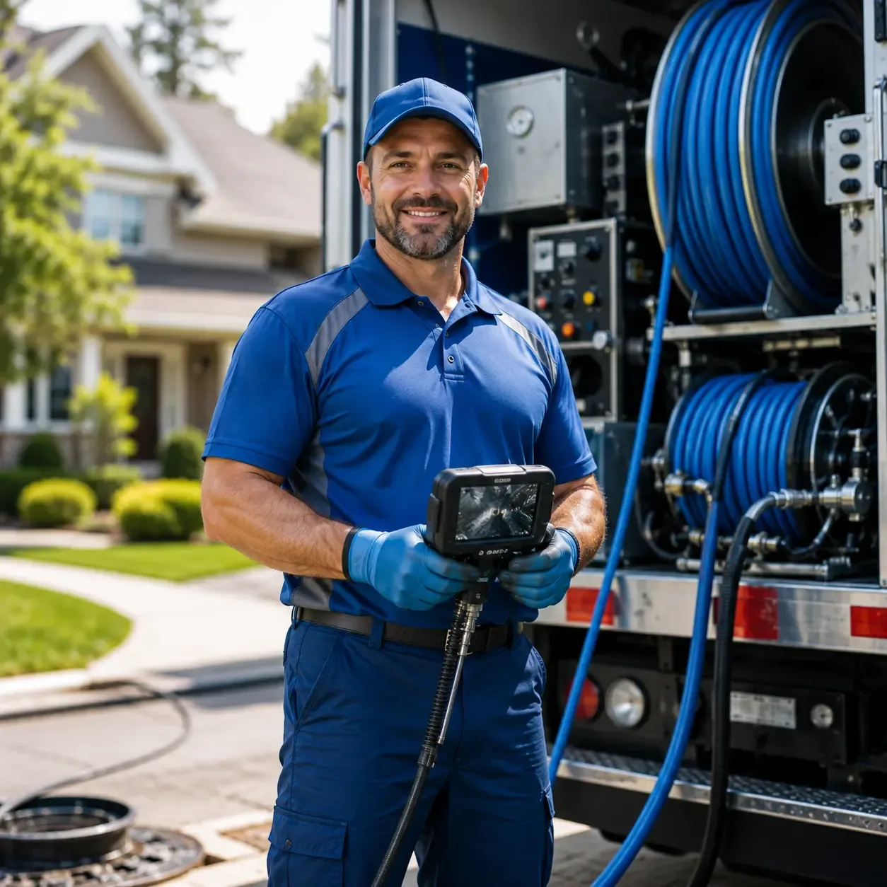 Local outdoor drain cleaning specialists in Placedo, TX